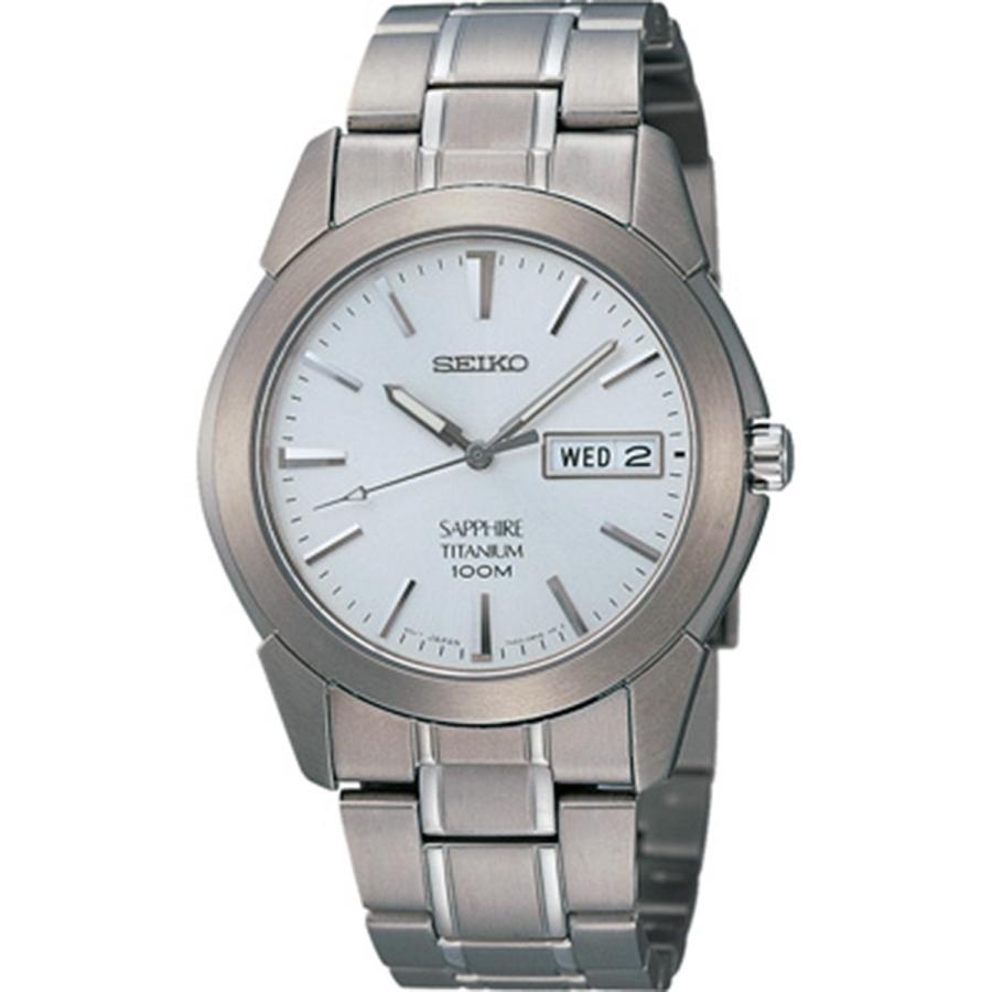 [10年保証] [訳あり品] [生産終了 希少海外モデル] [新品] [セイコー] SEIKO チタン サファイア SGG727P1｜tokeishop