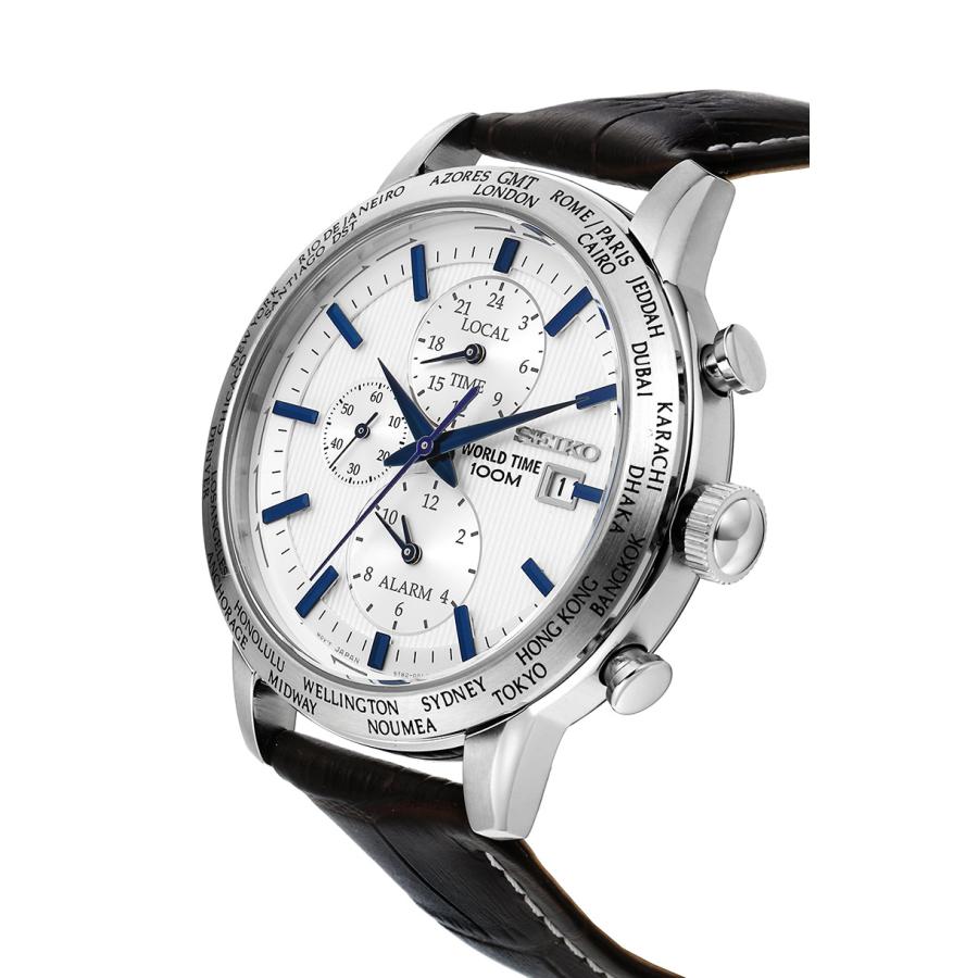 [10年保証]  セイコー SEIKO SPL051P1 セイコー ワールド タイム アラーム クオーツ 100m防水 [生産終了 希少人気海外モデル]の画像