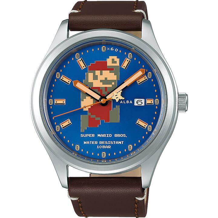 ポイント最大17倍 タオル付 Alba アルバ Seiko 自動巻 スーパーマリオコラボ ビッグサイズ メンズ 腕時計 カーフ ブルー ブラウン Acca401 国内正規品 腕時計 メンズ アクセの加藤時計店 通販 Paypayモール