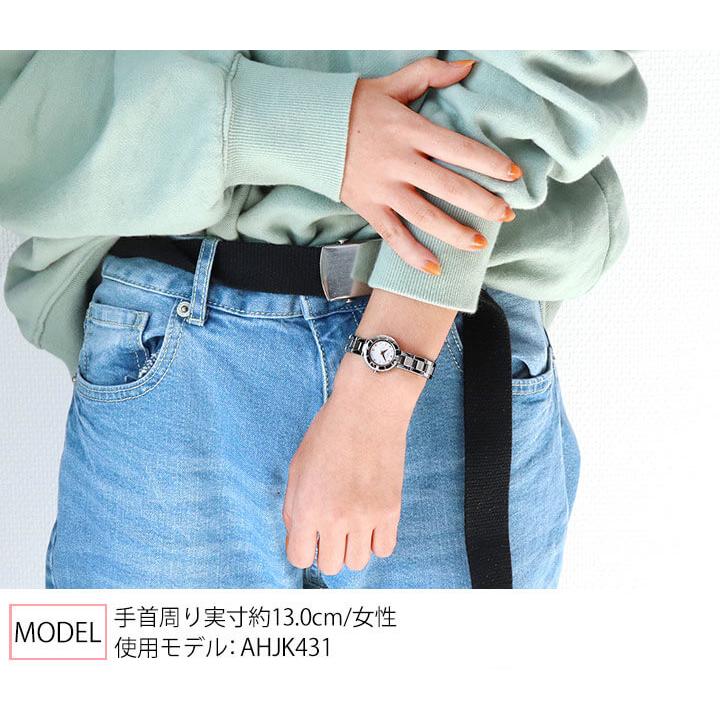 サイズ調整無料 SEIKO セイコー ALBA アルバ ingenu アンジェーヌ 時計 腕時計 AHJK431 レディース アナログ 秒針 白 銀 メタル バンド | ALBA（SEIKO） | 01