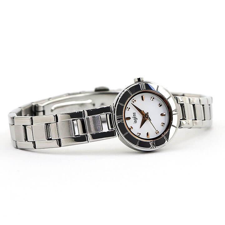 サイズ調整無料 SEIKO セイコー ALBA アルバ ingenu アンジェーヌ 時計 腕時計 AHJK431 レディース アナログ 秒針 白 銀 メタル バンド | ALBA（SEIKO） | 06