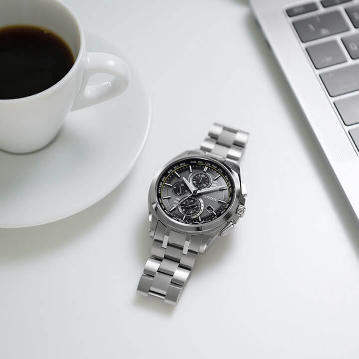 CITIZEN グレー　稼動品　at8040-57e 余りコマあり 百年の【CITIZEN AT8040-57E】名作 | 欲しいっなかいしうブログ