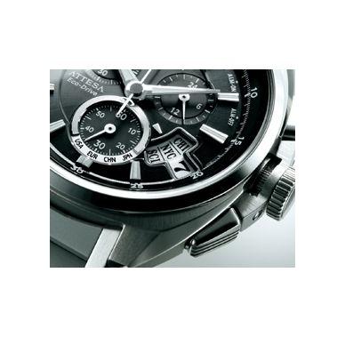 シチズン アテッサ ジェットセッター クロノグラフ 福山雅治着用モデル ATD53-3011 電波 ソーラー メンズ 腕時計
