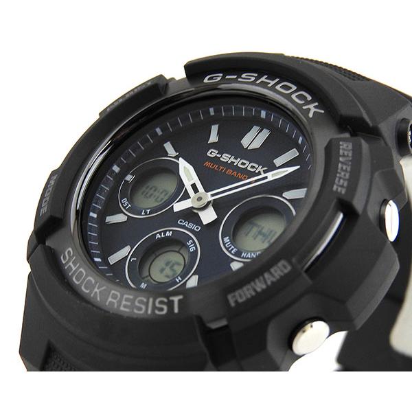 CASIO カシオ G-SHOCK AWG-M100SB-2A 海外モデル 電波ソーラー メンズ 腕時計 アナログ デジタル ネイビー ブルー ブラック 逆輸入 ブランド 40代 gショック｜tokeiten｜07