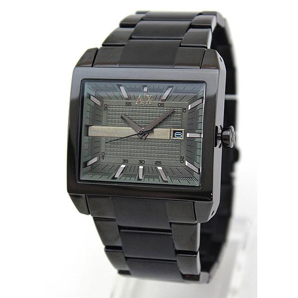 う*中様 ARMANI EXCHANGE クォーツ腕時計/レザー/BLK/AX2 楽天市場】【ウォッチ】ARMANI EXCHANGE アルマーニ