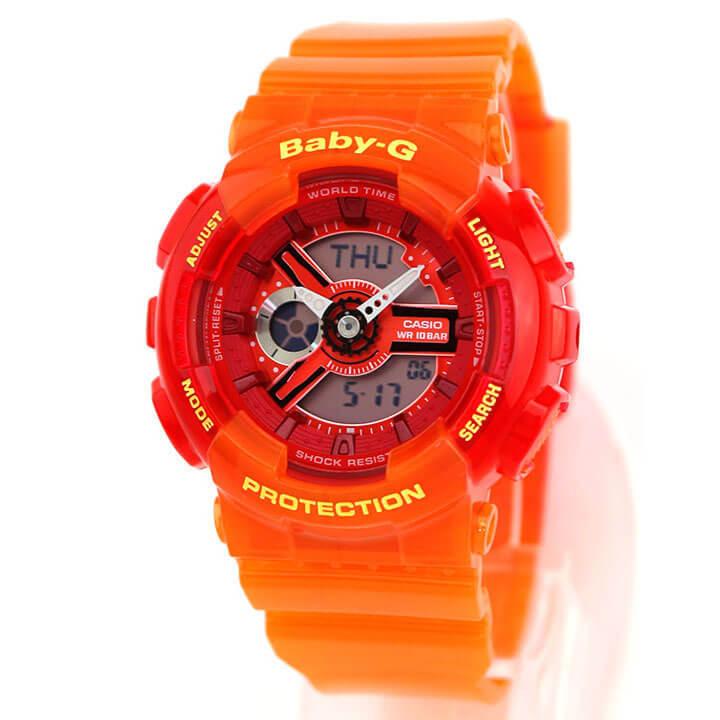 美品 CASIO カシオ Baby-G BA-110JM-4AJF 腕時計 Amazon.co.jp: [カシオ] 腕時計 ベビージー BABY-G BA-110JM