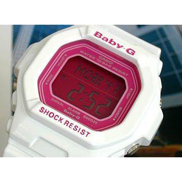 ☆新品未使用  カシオ ベビージー(BG-5601-7JF) BABY-G ベビーG CASIO Candy Colors デジタル ホワイト ピンク BG-5601