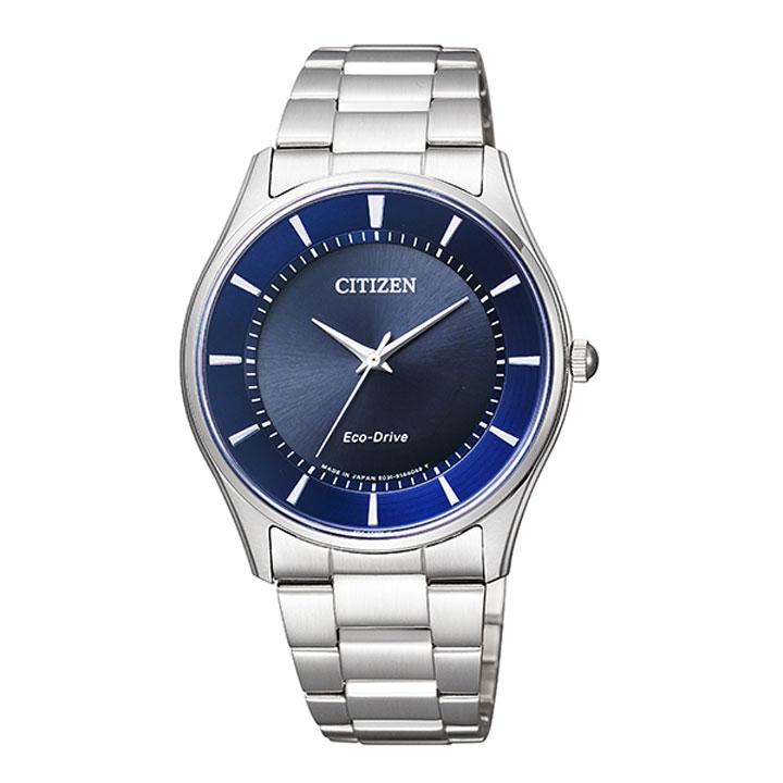 極美品　稼働品　CITIZEN　シチズン　チッタ　ブルー　シルバー　ソーラー時計 CITIZEN 腕時計