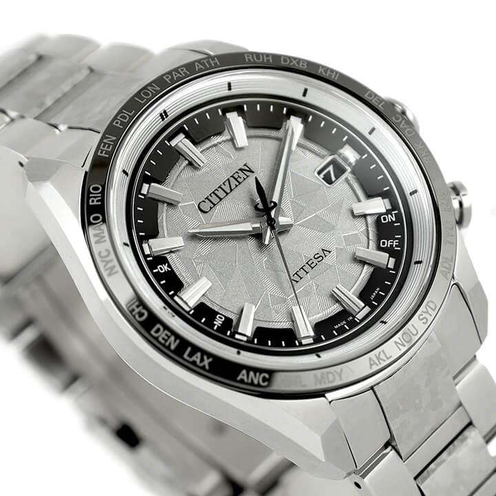 ACT Line シチズン アテッサ CITIZEN ATTESA エコ・ドライブ電波時計 限定モデル CB0284-66A チタン メタル ...