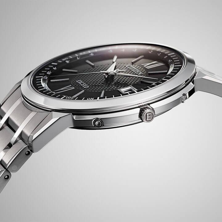 【稼動】 CITIZEN エクシード 腕時計 ソーラー ブラック メンズ チタン EXCEED(CITIZEN) お取り寄せ シチズン エクシード メンズ エコドライブ
