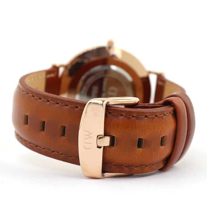 タグなし訳あり ダニエルウェリントン クラシック Daniel Wellington 36mm メンズ レディース ペア 革 茶色 ピンクゴールド 0507DW DW00600035 | Daniel Wellington | 05