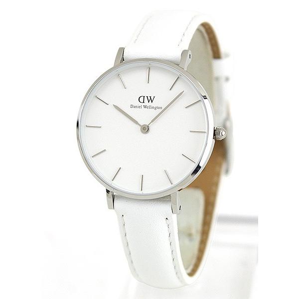 A-81新品34mm❤ダニエルウェリントン♥ユニセックス白♥激安価格♥送料無料 Daniel Wellington ダニエルウェリントン 腕時計 レディース 34mm 本革