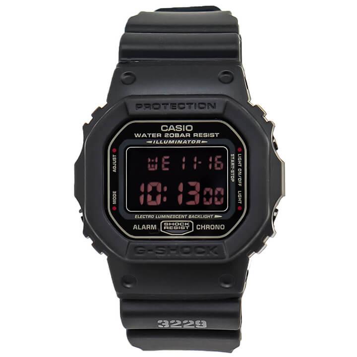 Gショック G-SHOCK ジーショック BASIC g-shock gショック デジタル DW-5600MS-1 マットブラック 黒 G-SHOCK メンズ 腕時計 四角 逆輸入｜tokeiten｜03