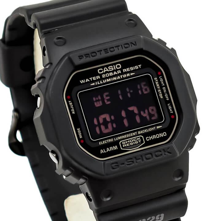 Gショック G-SHOCK ジーショック BASIC g-shock gショック デジタル DW-5600MS-1 マットブラック 黒 G-SHOCK メンズ 腕時計 四角 逆輸入｜tokeiten｜04