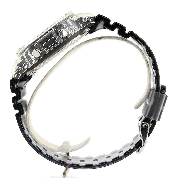 G-SHOCK Gショック BASIC CASIO カシオ DW-5600SK-1 クリアスケルトン デジタル メンズ 腕時計 四角 海外モデル グレー 銀 シルバー ウレタン | G-SHOCK | 03