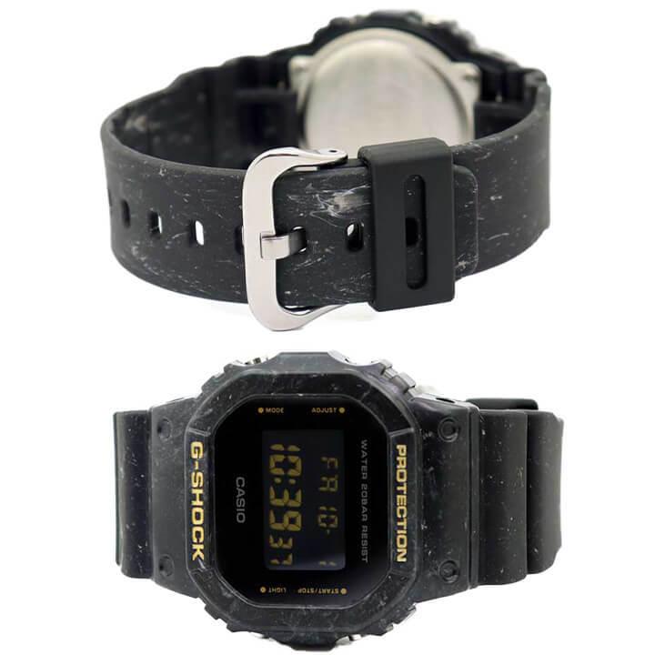 カシオ Gショック ジーショック 海 CASIO G-SHOCK ORIGIN BASIC DW-5600WS-1  腕時計 時計 デジタル ウレタン 黒 ブラック オーシャンウェーブ｜tokeiten｜06
