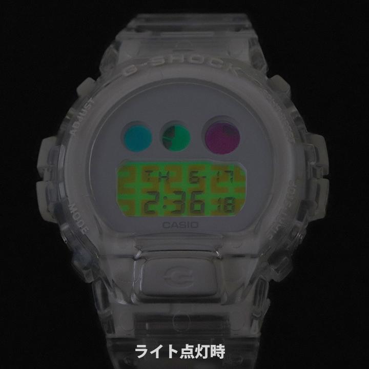 G-SHOCK Gショック CASIO カシオ 25周年記念 限定モデル 防水 デジタル メンズ 腕時計 白 ホワイト 透明 スケルトン DW-6900SP-7 海外モデル｜tokeiten｜07