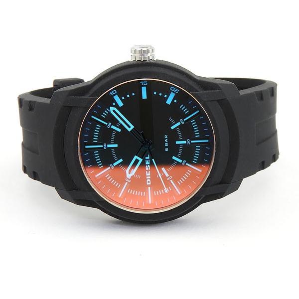 DIESEL ディーゼル DZ1819 ARMBAR アームバー メンズ 腕時計 海外モデル 黒 ブラック シリコン ラバー
