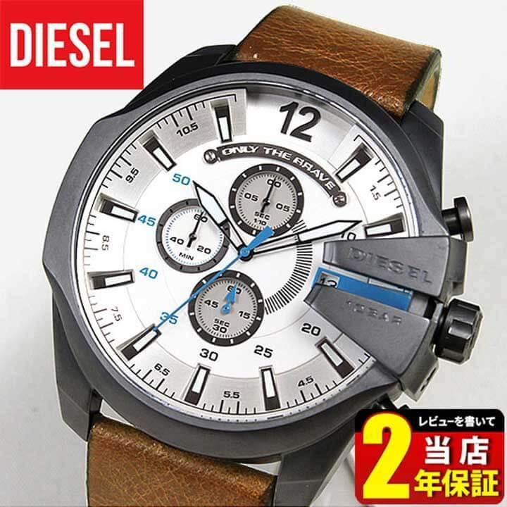 DIESEL ポイント最大6倍 ディーゼル 時計 腕時計 メガチーフ 革 DIESEL ポイント最大6倍 ディーゼル 時計 腕時計 メガチーフ 革
