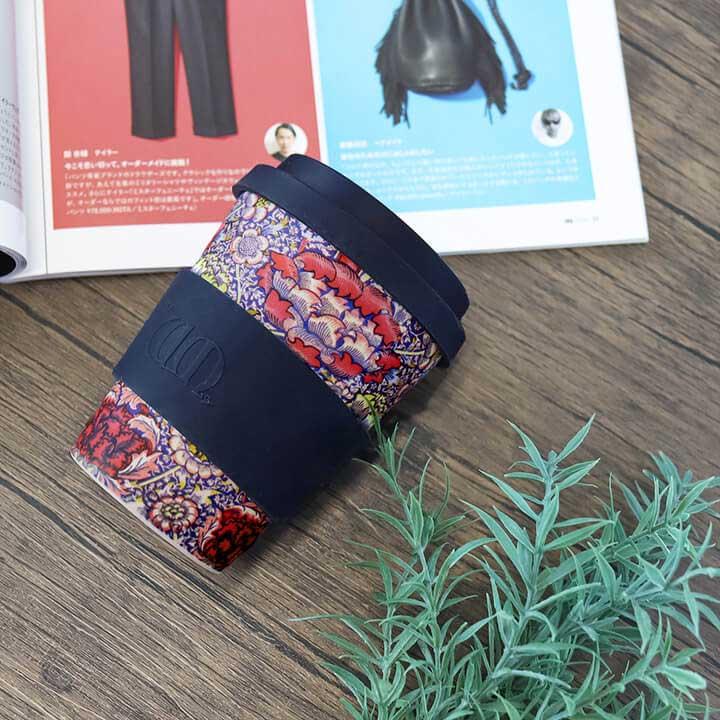 ecoffee cup エコーヒーカップ ウィリアムモリス テキスタイル 花 北欧 コーヒー お茶 カップ シリコン タンブラー かわいい おしゃれ ギフト | ecoffee cup | 03