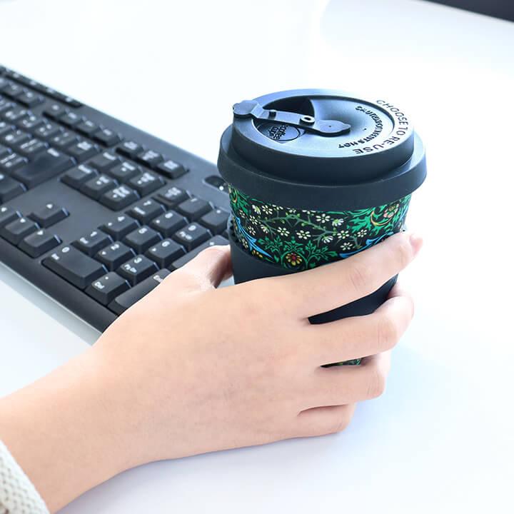 ecoffee cup エコーヒーカップ ウィリアムモリス テキスタイル 花 北欧 コーヒー お茶 カップ シリコン タンブラー かわいい おしゃれ ギフト | ecoffee cup | 04