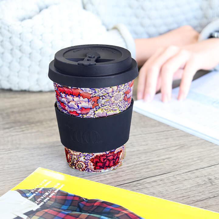 ecoffee cup エコーヒーカップ ウィリアムモリス テキスタイル 花 北欧 コーヒー お茶 カップ シリコン タンブラー かわいい おしゃれ ギフト | ecoffee cup | 05