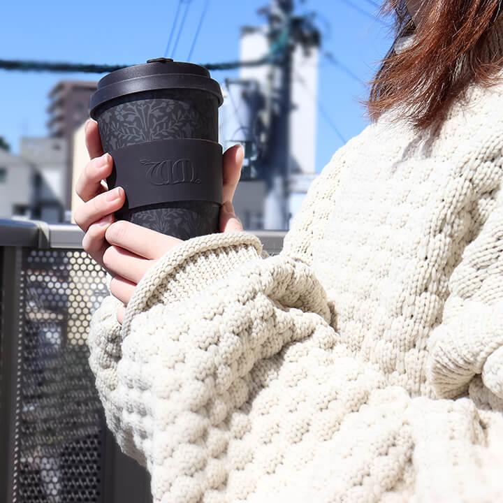 ecoffee cup エコーヒーカップ ウィリアムモリス テキスタイル 花 北欧 コーヒー お茶 カップ シリコン タンブラー かわいい おしゃれ ギフト | ecoffee cup | 06