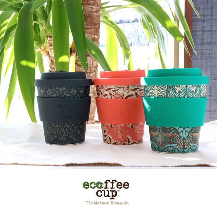 ecoffee cup エコーヒーカップ ウィリアムモリス テキスタイル コーヒー お茶 カップ 北欧 花 蓋 シリコン タンブラー かわいい おしゃれ ギフト | ecoffee cup | 02