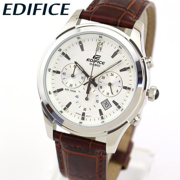 EDIFICE ã¨ãã£ãã£ã¹ CASIO ã«ã·ãª ã¯ããã°ã©ã ã«ã¬ã³ãã¼ EFR-517L-7AV ã¢ããã° ã¡ã³ãº è
æè¨ æµ·å¤ã¢ãã« ç½ ãã¯ã¤ã è¶ ãã©ã¦ã³ é©ãã«ã ã¬ã¶ã¼
