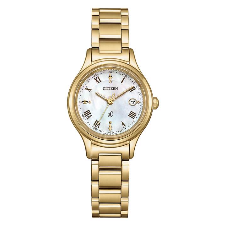美品♡ シチズン クロスシー ES9492-57D エコ・ドライブ 電波ソーラー XC シチズン クロスシー Titania Happy Flight ES9492-57D CITIZEN xC