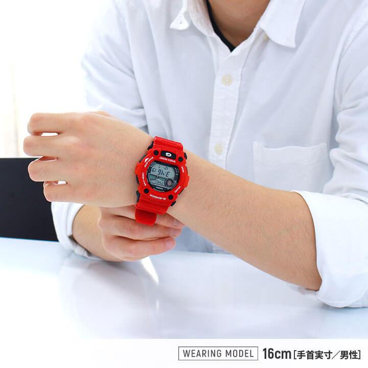 CASIO Gショック ジーショック G-SHOCK デジタル Standard G-7900A-4 レッド 赤 タイドグラフ メンズ 腕時計  カラフル 輸入 海外モデル 40代 50代 30代