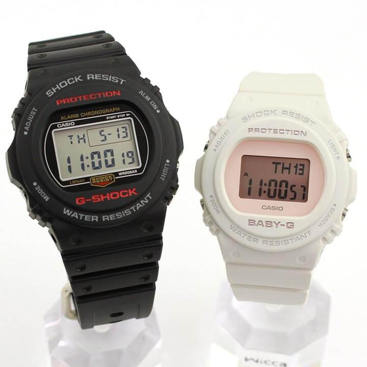 ペアウォッチ カシオ Gショック ジーショック ベビーG CASIO G-SHOCK Baby-G デジタル ブラック 黒 ピンク 白 ホワイト｜tokeiten｜05