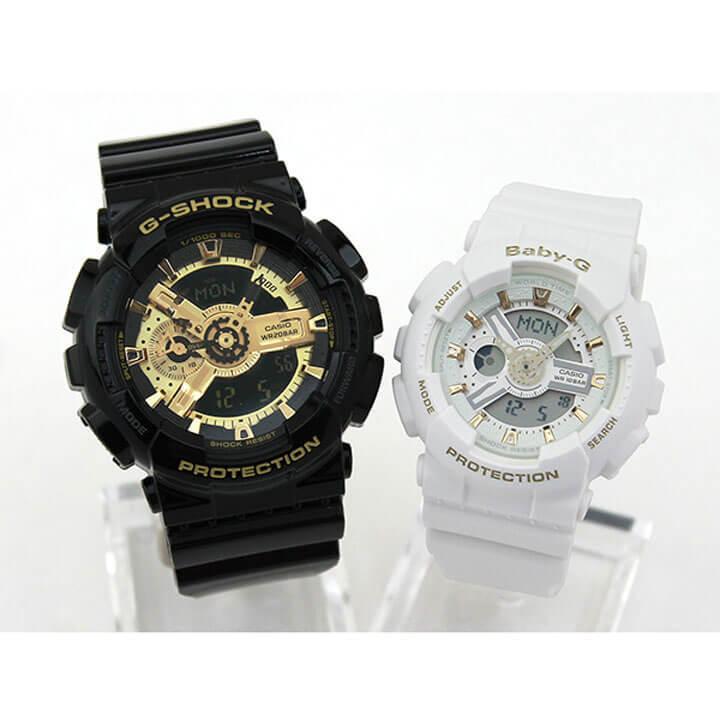 G-SHOCK ペアウォッチ ブランド ブラック 黒 ゴールド 白 ホワイト G