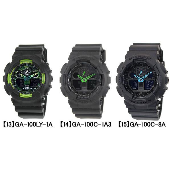 ジーショック G-SHOCK Gショック BASIC メンズ 腕時計 定番 アナログ カラフル GA-100-1A1 GA-100-1A2 GA-100L-8A GA-100B-4A GA-100B-7A GA-100C-8A 逆輸入｜tokeiten｜06