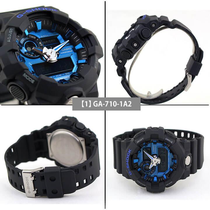 G-SHOCK Gショック BASIC CASIO カシオ アナデジ メンズ 腕時計 黒 