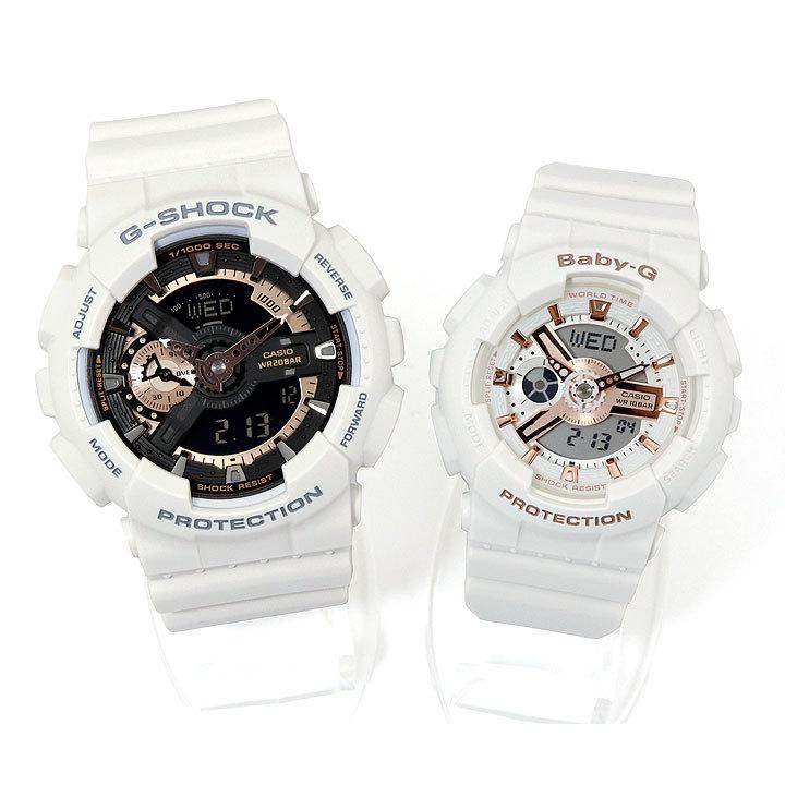 ペアウォッチ G-SHOCK Gショック Baby-G ベビーG CASIO デジタル アナログ メンズ レディース GA-110RG-7A BA-110RG-7A 腕時計｜tokeiten｜05