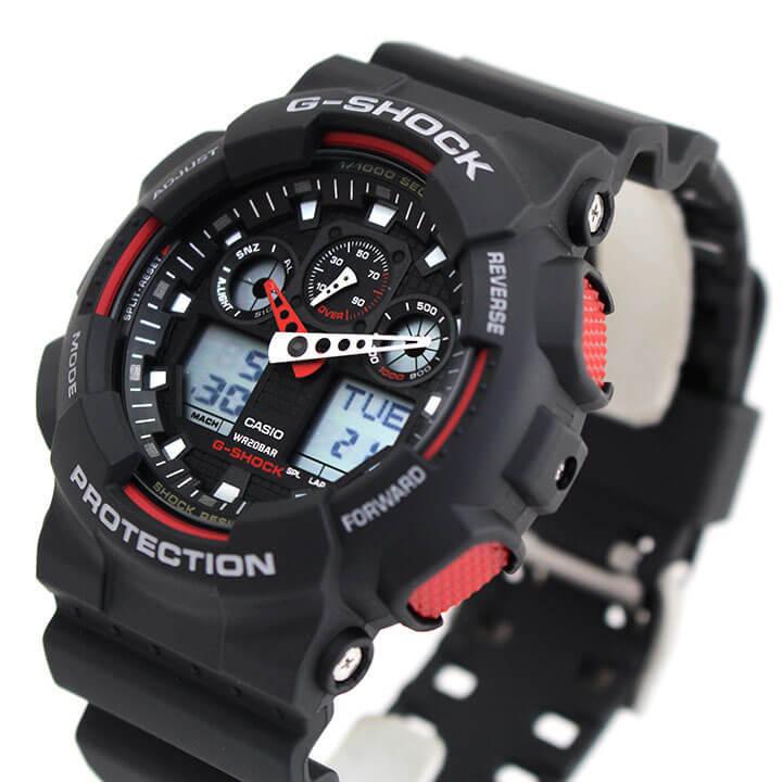G-SHOCK Gショック ジーショック ブラック レッド 黒 赤 GA-100 G-SHOCK Gショック ジーショック ブラック レッド 黒 赤 GA-100