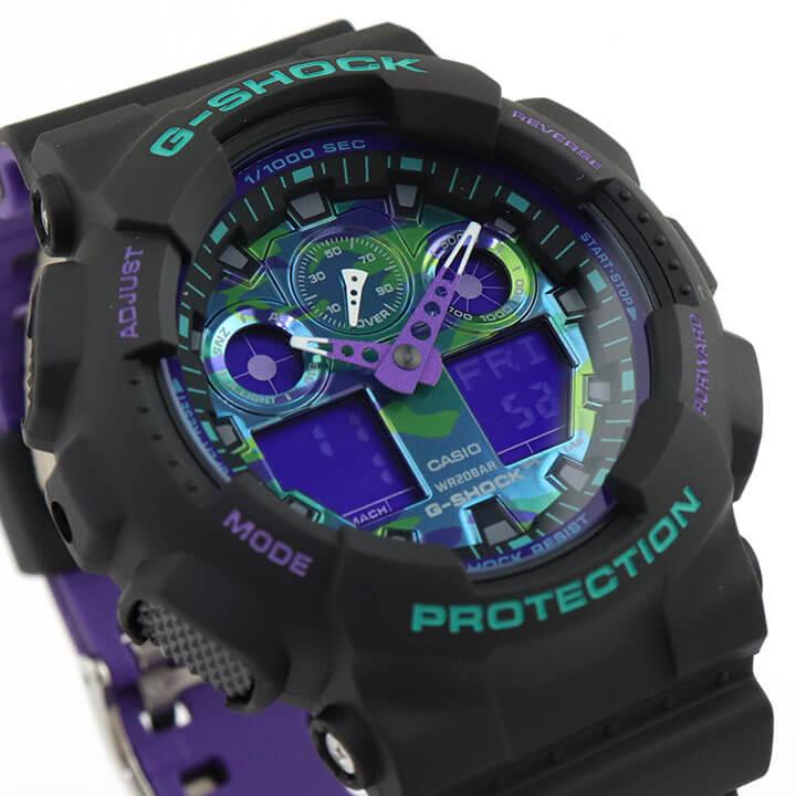 G-SHOCK Gショック CASIO カシオ メンズ 腕時計 黒 ブラック 紫