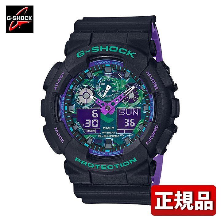 G-SHOCK Gショック CASIO カシオ GA-100BL-1AJF アナログ デジタル