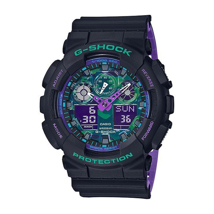 G-SHOCK Gショック CASIO カシオ GA-100BL-1AJF アナログ デジタル