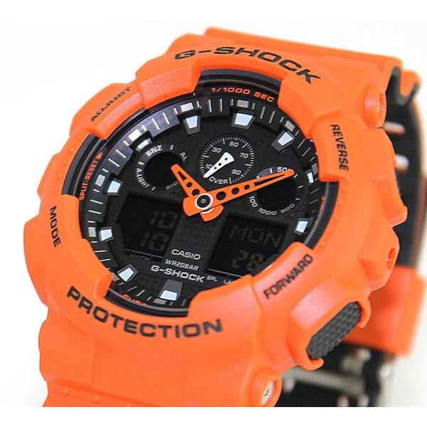 G-SHOCK GA-100L オレンジ G-SHOCK GA-100L オレンジ G-SHOCK GA-100L オレンジ