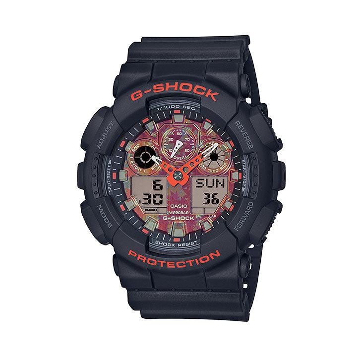 CASIO G-SHOCK GA-100TAL-1AJR 腕時計　デジタル G-SHOCK Gショック CASIO カシオ GA-100TAL-1AJR Kyo Momiji Color