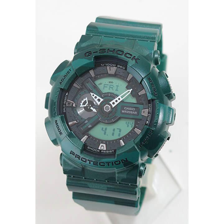 CASIO カシオ G-SHOCK　GA110-BC　グリーン GA-110 Color Dial Series Digital-Analog Watches | CASIO