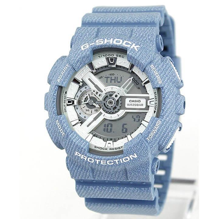 ブンブン　CASIO G-SHOCK GA-110DC-2A7 デニム G-SHOCK ポイント最大6倍 CASIO カシオ GA-110DC-2A7 デニム 海外
