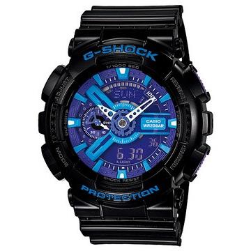 G-SHOCK Gショック CASIO カシオ GA-110HC-1AJF ブラック 黒 ブルー 青 国内正規品 Hyper Colors ハイパーカラーズ アナログ アナデジ メンズ 腕時計 ウォッチ｜tokeiten