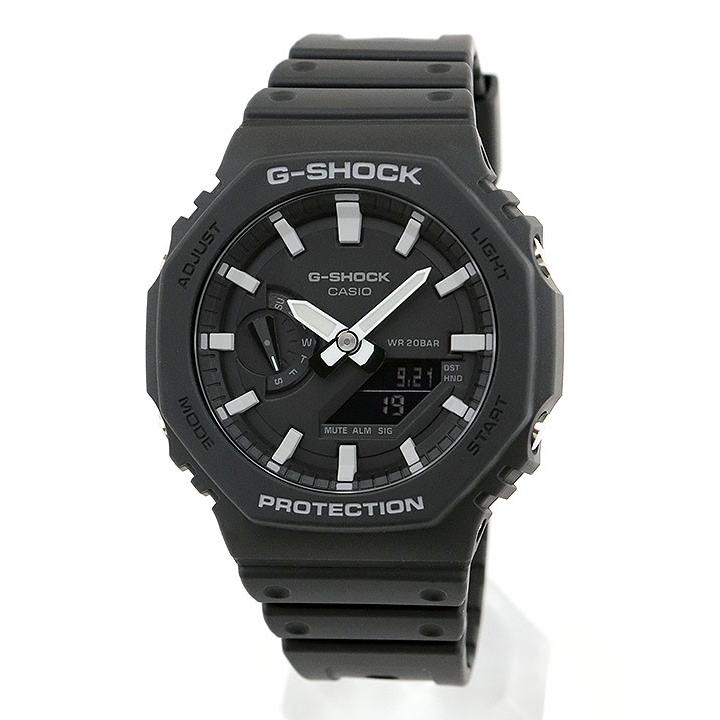 G-SHOCK Gショック BASIC CASIO カシオ カシオーク ga2100 カーボン 薄い 軽い オールブラック アナデジ メンズ 腕時計  黒 ブラック GA-2100-1A ジーショック