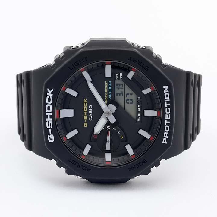 Gショック ジーショック G-SHOCK カシオーク BASIC ga2100 カーボン 薄い 軽い GA-2100RL-1A ブラック 黒 メンズ 腕時計 防水 アナログ アナデジ CASIO カシオ | G-SHOCK | 06
