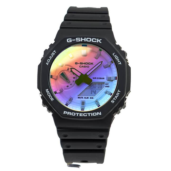 G-SHOCK Gショック ジーショック カシオーク 八角形 薄型 虹色