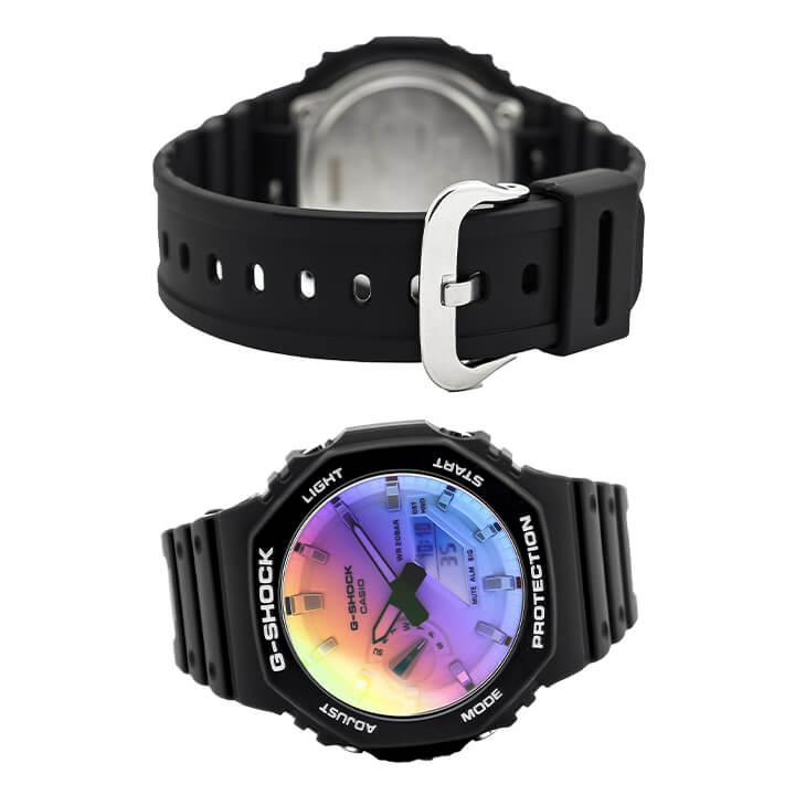 G-SHOCK Gショック ジーショック 腕時計 カシオーク 八角形 薄型 虹色