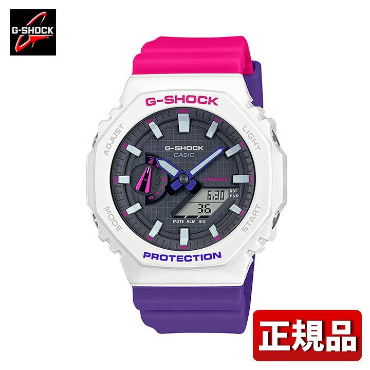 G Shock Gショック Casio カーボン 薄い 軽い Throwback 1990s アナデジ メンズ 腕時計 ホワイト グレー パープル ピンク ウレタン Ga 2100thb 7ajf 国内正規品 腕時計 メンズ アクセの加藤時計店 通販 Paypayモール